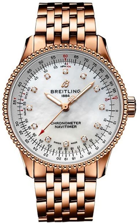 ladies breitling diamond watches|Breitling navitimer ladies.